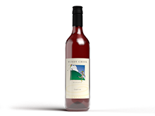 Starwberries up front with a dry finish